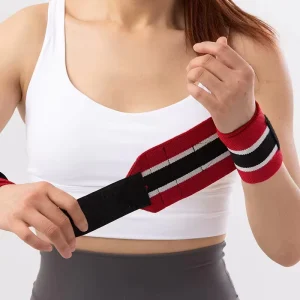 Custom Logo Colorful Fitness Wrist Wraps Adjustable Compression Weightlifting Support for Strength Training Powerlifting
