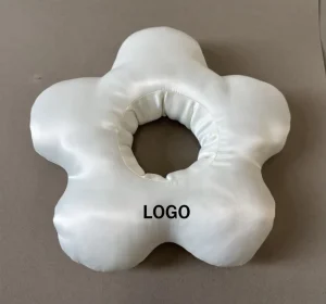 Custom Logo Colorful Floral Shaped Pillows Side Sleeping Pillows Ear Guard Ear Hole Piercing Pillows for Ear Pain Relief