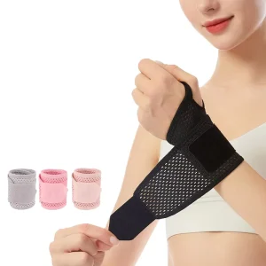 Custom Logo Compression Wrist Wrap Lightweight Breathable Wrist Support Strap For Gym Sports OEM Wrist Brace