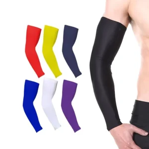 Custom Logo Design Printing Multifunctional Golf Football Basketball Sports Elbow UV Protection Cycling Arm Sleeves