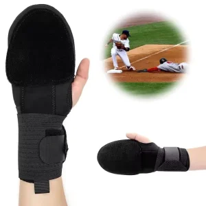 Custom Logo Design Right Left Hand Durable Lightweight Finger Guard Neoprene Youth Kids Baseball Sliding Mitt Glove Thumb Hole