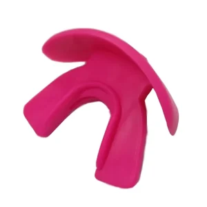 Custom Logo EVA Lip Cover Pink Football Mouthpiece with Unique Design