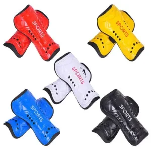 Custom Logo EVA Soccer Shin Guards Durable Kids Football Leg Pads Protection Youth Soccer Shin Pads Plastic Material