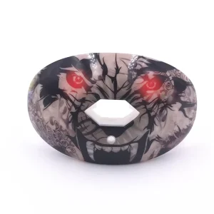 Custom Logo Football and Sports Mouth Guard Maximum Oxygen Lip Protector with Convertible Strap Premium Sports Mouth Guards