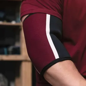 Custom Logo Gym Elasticated Neoprene Elbow Sleeves Breathable 5mm 7mm 9mm Thick Knee Protector for Weightlifting Fitness Safety