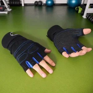 Custom Logo Gym Gloves for Men & Women Padded Weight Lifting Gloves with Wrist Support for Comfort