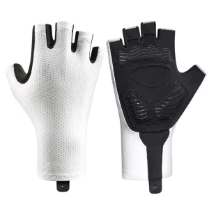 Custom Logo Half Finger Cycling Gloves Shock Absorbing Wear Resistant Breathable Gloves for Road Riding Gym Fishing