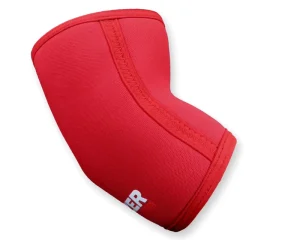 Custom Logo Heavy Duty Soft Strong Powerlifting Neoprene Elbow Compression Sleeve Pads with Professional Protection for Unisex