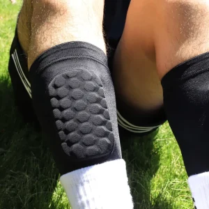 Custom Logo Honeycomb Calf Shin Guard Sports Football Anti Slip Calf Sleeve EVA Foam Soccer Calf Shin Pad Sleeve Brace