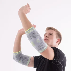 Custom Logo Knitted Elastic Gym Fitness Arm Protection Support Baseball Cricket Elbow Brace Sleeve