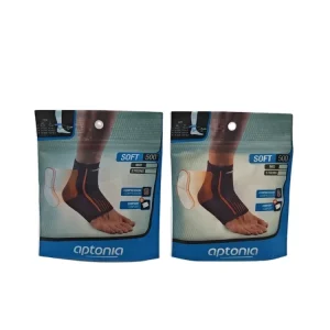 Custom Logo Matte Stand up Resealable Bag for Sports Ankle Support Compression Support Sport Protector Retail Pack