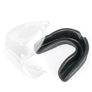 Custom Logo Moldable Sport Mouth Guard Anti Grinding Plastic Mouthpiece for Teeth Protection in Boxing Basketball Rugby