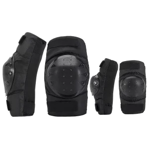 Custom Logo Motocross Off road 4Pcs Set Anti fall Short Knee Elbow Pads Leg Guards Motorcycle Protective Gear