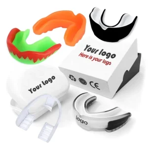 Custom Logo Mouth Guard for Boxing/Football/Basketball, Multi Sport Gum Shield with Shock Absorbing Protection, Youth & Adult Size