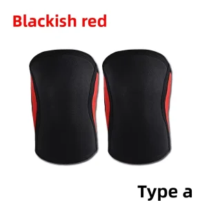 Custom Logo Neoprene Black Knee Sleeves 5mm Anatomical Fit Strength Training Knee Protector for Men Women
