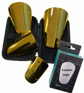 Custom Logo New Technology Electroplating Gold Soccer Shin Pads EVA and PU Protective Gear for Kids Adults Football Shin Guard