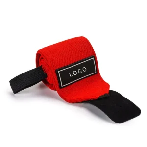 Custom Logo Nylon Flexible Wrist Wraps Wrist Protector for Weight Lifting Hook Loop Closure Palm Guard Breathable Durable No