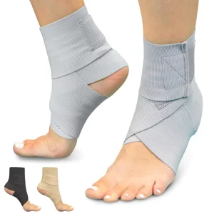 Custom Logo Plantar Fasciitis Arch Ballerina Pilates Support Compression Sleeve Ankle Wrap Brace for Sprained Foot Tendonitis