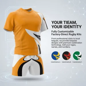 Custom Logo Rugby Jersey Sublimation 100 Percent Polyester Breathable Quick Dry Anti UV Men Women Kids Team Club Sportswear