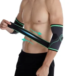Custom Logo Skin Friendly Elbow Protector Breathable Compression Elbow Sleeve for Fitness Training Daily Sports Joint Support