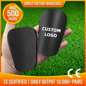 Custom Logo Small Shin Pads Protective Guards Soccer Miniature Shin Guard Mini Shinguard for Men Women Kids