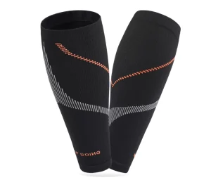 Custom Logo Soccer Leg Protector Calf Compression Sleeve Men Football Leg Sleeves Footless Sock