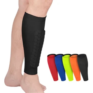 Custom Logo Soccer Shin Guards Sports Leg Pads Basketball Cycling Running Non Slip Protective Gear All Seasons Universal Fit