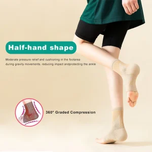 Custom Logo Sport Injury Recovery Gym Protection Breathable Support Sleeve Arch Support Socks