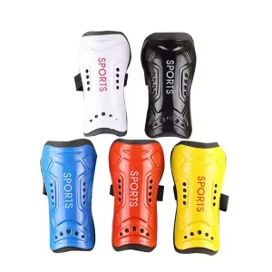 Custom Logo Sport Safety Plastic Soccer Pads Leg Calf Protector Football Shin Guards