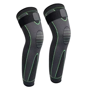 Custom Logo Sports Leg Long Sleeves Elastic Nylon Knee Support Compression Knee Braces Sleeves for Running Cycling