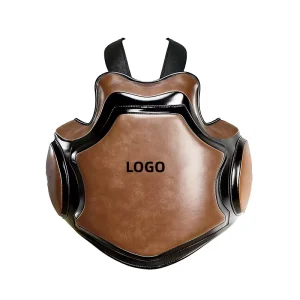 Custom Logo Thickened Boxing Taekwondo Muay Thai Microfiber Leather Chest Leg Targets Training Protector