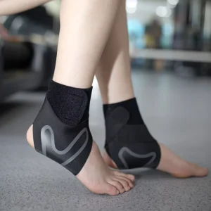 Custom Logo Ultra-Thin Perforated Breathable Ankle Protector Anti-Sprain Foot Protection for Men Women Sports Ankle Support