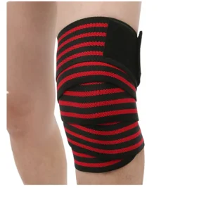 Custom Men and Women’s Nylon Sports Knee Support Sleeve Anti-Slip Adjustable Soft Knee Protection Belt