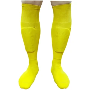 Custom Mens Knee High Anti Bacterial Casual Football Shinguard Socks with Padded Shin Guard and Pocket