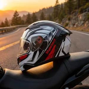 Custom Modular Motorcycle Helmet 3C DOT Approved Impact Resistant Shell for Motorbike Touring