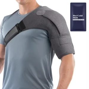 Custom Neoprene Gel Pack Hot Cold Compression Shoulder Strap Pain Relief Joint Support Brace for Shoulders Protector Belt