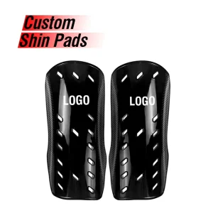 Custom OEM Soccer Shin Guards Calf Protector Ergonomics Breathable Design Shin Pads for Protection