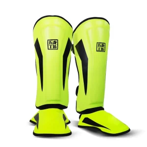 Custom PU Shin Guards with EVA Padding Adjustable S M L XL Sizes for Children Custom Logo Protection