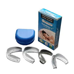 Custom Pack 4 Thermoforming EVA Boil And Bite Anti Snoring Mouthpiece Night Guard For Grinding Teeth Bruxism Dental Guard