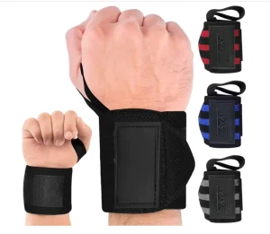 Custom Powerlifting Wrist Wraps Breathable Boxing and Weightlifting Hand Wraps Neoprene Nylon Cotton Material for Protection