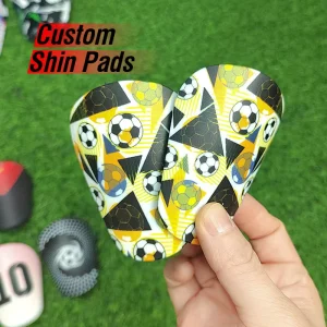 Custom Printed Sublimation 3D Mini Football Shin Guards for Children and Adults Protective Mini Shin Pads