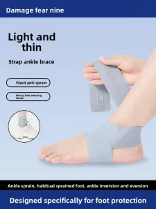 Custom Processing Reborn Elastic Ankle Brace Anti Twist Ankle Support Bandage for Ankle Sprain Wrist Fixation Sports Protection
