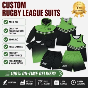 Custom Rugby Uniform Rugby Set Off Field Rugby League Jersey Au Nz Mens Rugby Training Shirts Rugby Union Suits Rugby Team Club