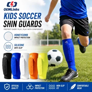 Custom Shin Guards Soccer Protective Gear Breathable EVA Anti-collision Sleeve Sports Leg Soccer Shin Guards Soccer Shin Pads