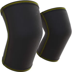 Custom Size Weightlifting Powerlifting 7mm Neoprene Adjustable Elasticity Breathable Knee Sleeve Support Brace Customized Color