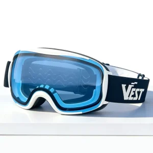Custom Ski Goggles OTG Anti Fog Snowboard Goggles UV400 Protection Helmet Compatible for Men Women Youth