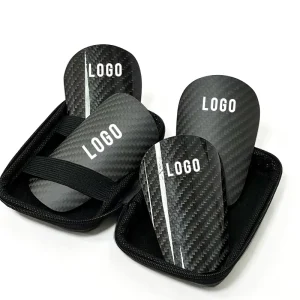 Custom Soccer Carbon Fiber Mini Football Shin Guards Carbon Fiber Shin Pad
