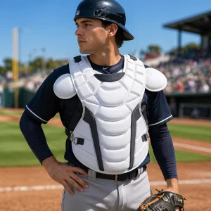 Custom Softball & Baseball Catcher Chest Protector Shirt Padded Protective Chest Guard for Adult Youth Catchers