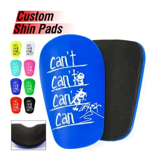 Custom Solid Color Mini Football Shin Guard Inserted Children’s Adult Sports Professional English Letters Soccer Shin Pads