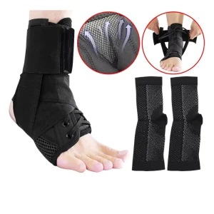 Custom Sport Ankle Brace Ankle Straps Exercise Fitness Bracelet Foot Drop Splint Adjustable Breathable Ankle Support Guard Belt